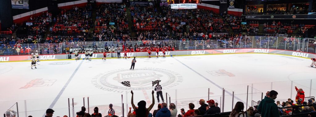 Comets Drop Close One in Front of Sellout Crowd, Fall to Bruins 4-3