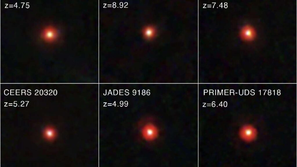 Webb telescope photos show mysterious little red dots. Astronomers don't know what they are