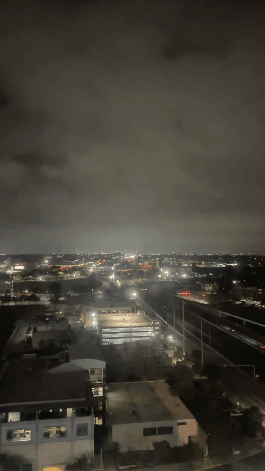 Spotted this outside my apartment window at 3:33 in the morning