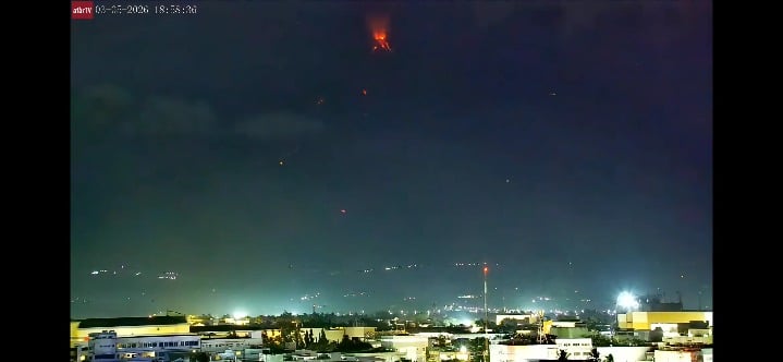 Weird Orbs Dancing by Volcano