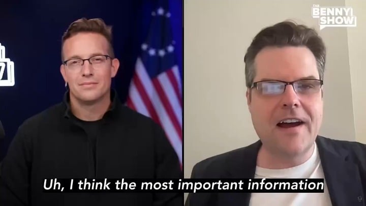 Former Congressman Matt Gaetz Was Briefed on Alien Hybrid Program