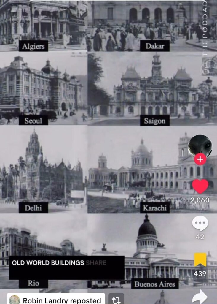 Tower of Babel or Hammer and Chisels Before modern communication and supply chains all done by British Soldiers