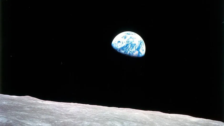 The famous Earthrise picture was taken by Apollo 8 lunar module pilot Bill Anders on Christmas Eve 1968 after the crew spotted our planet coming up over the horizon. Credit: NASA