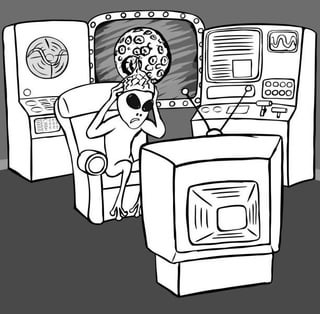 Aliens Watching The Finale of Earth.