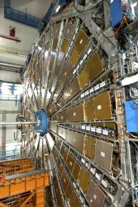 ATLAS particle detector at CERN’s Large Hadron Collider used to study fundamental particles and high-energy collisions