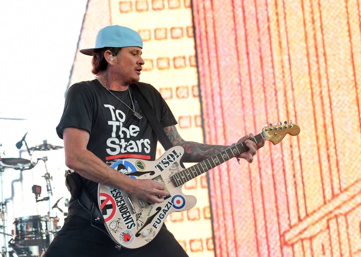 The missing man briefly worked as an unpaid consultant to Tom DeLonge, the Blink-182 frontman who founded the organization To The Stars, which produces books, music, and documentaries exploring unidentified aerial phenomena. (AFP via Getty Images)