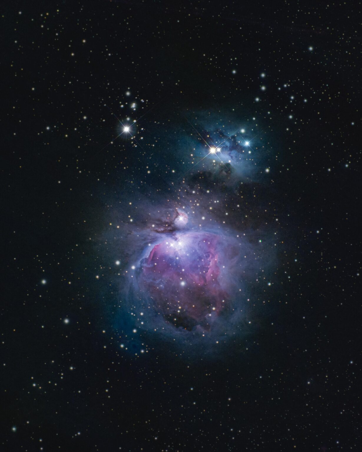 Untracked Orion Nebula
