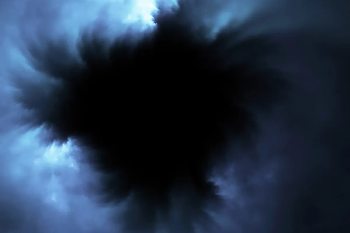 Illustration showing a hole in space, much like the Boötes Void, Credit: Baac3nes / Getty Images