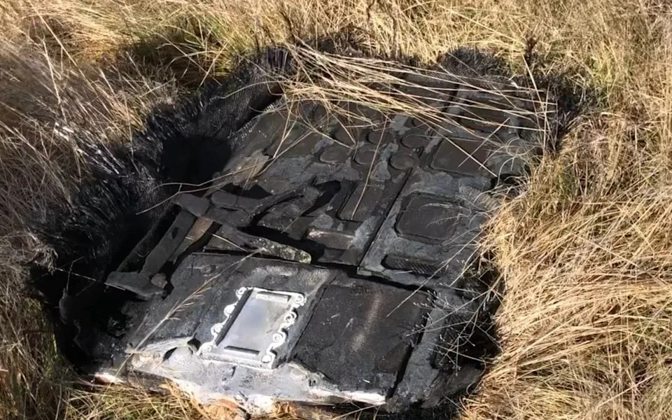 Two Australian farmers discovered debris from a Space X craft on their land