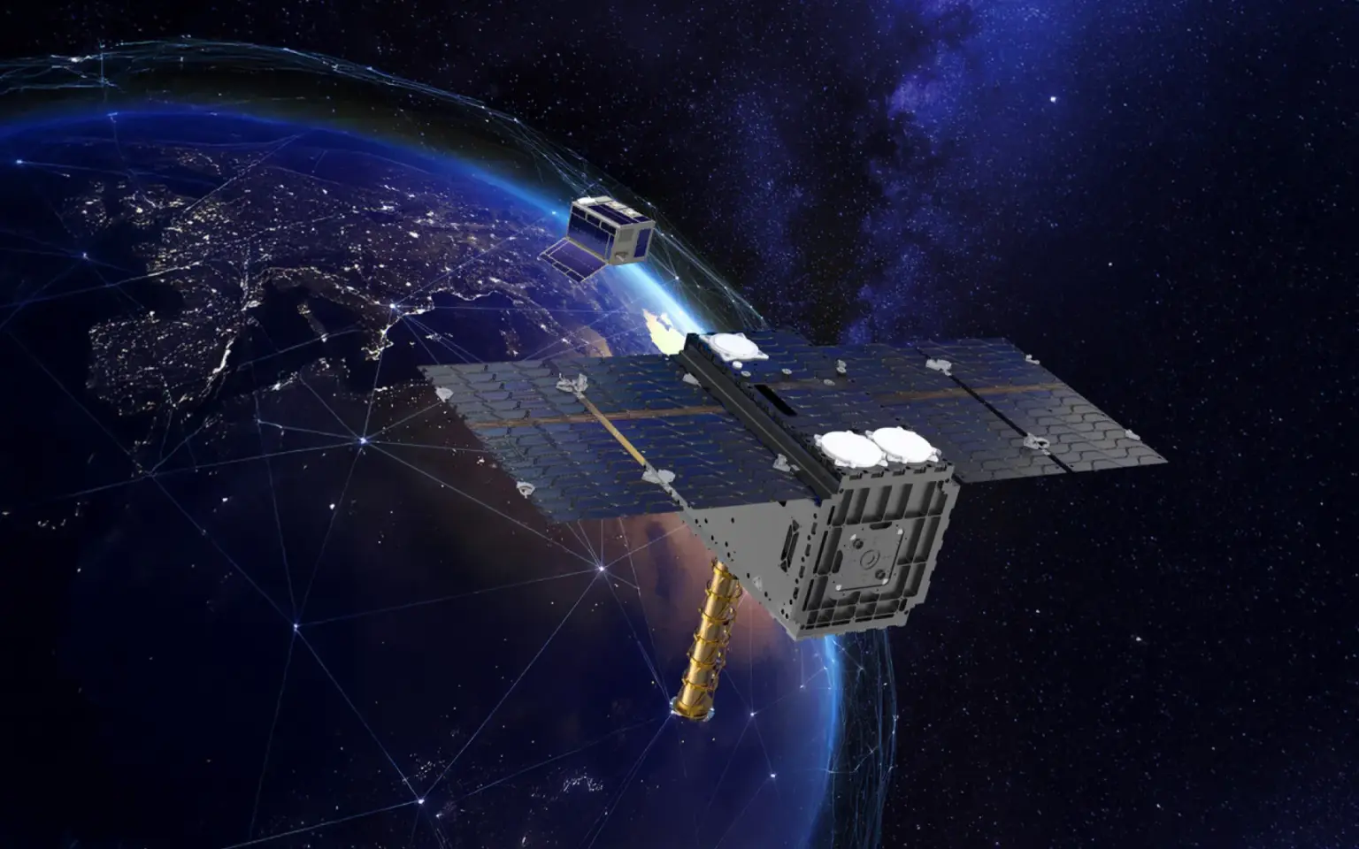 IOD-2 satellite, built by Thales Alenia Space for ESA’s Celeste mission, lifted off today from New Zealand IOD-2 satellite, built by Thales Alenia Space for ESA’s Celeste mission, lifted off today from New Zealand