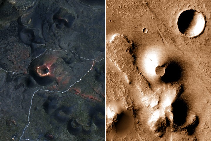 Scoria Cones on Earth and Mars Scoria Cones on Earth and Mars