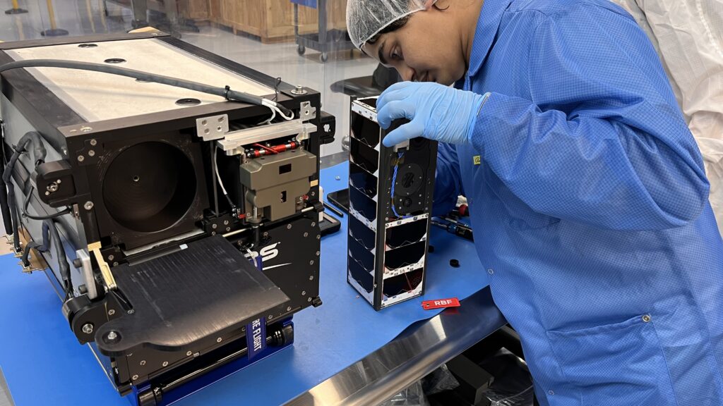 UNH Student-Built Satellite will Blast into Space, Collects Data for NASA’s IMAP Mission UNH Student-Built Satellite will Blast into Space, Collects Data for NASA’s IMAP Mission