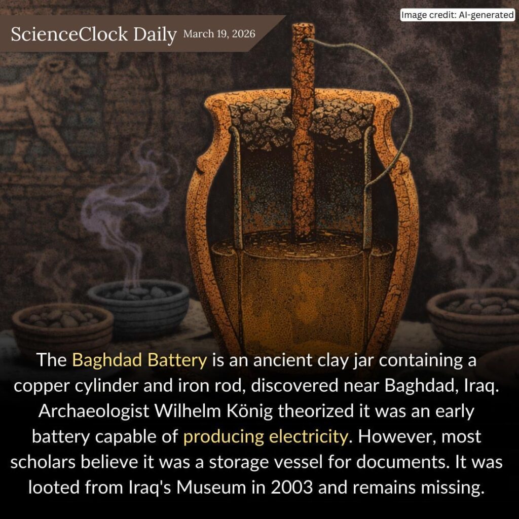 The Baghdad battery