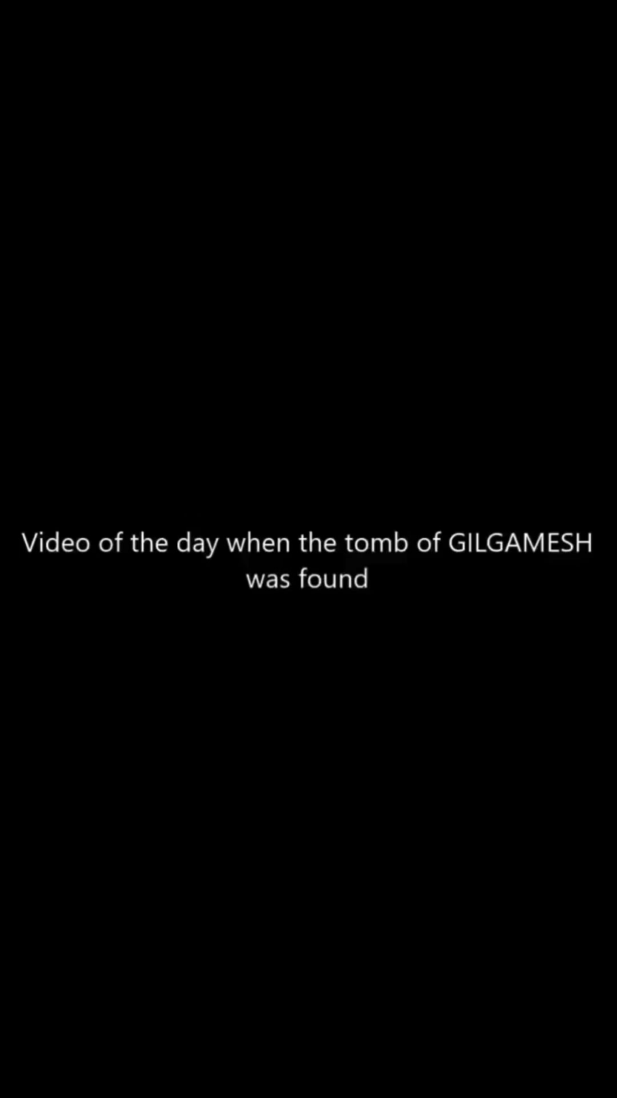Vhs video of American soldiers finding the body of the human/angel hybrid King Gilgamesh in the war in iraq in 2003.