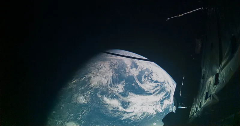 Image of Earth captured by the European Space Agency's Juice spacecraft during a flyby on 20 August 2024.