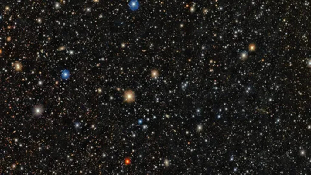Stars in the Pictor II dwarf galaxy, which is over 10 billion years old. (Image credit: CTIO/NOIRLab/DOE/NSF/AURA)