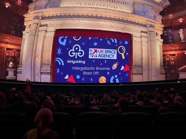 Brownies at the Sir Patrick Moore Planetarium.