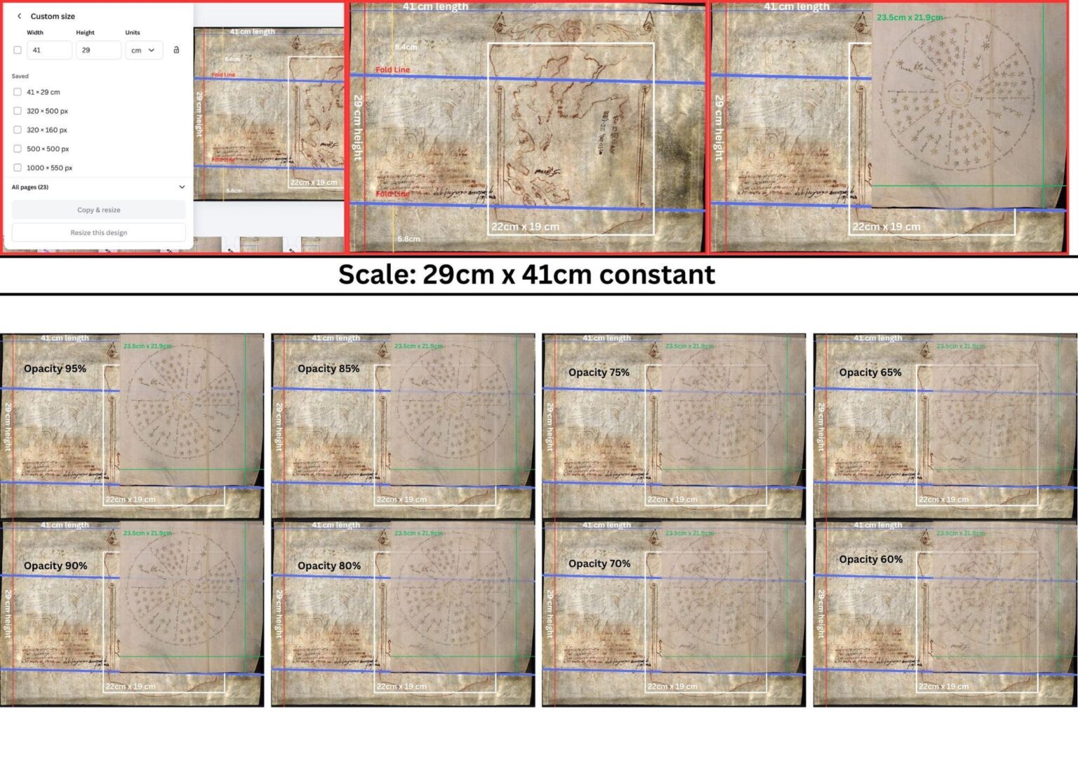 Voynich Manuscript + Map with Ship Marco Polo (AT SCALE) Voynich Manuscript + Map with Ship Marco Polo (AT SCALE)