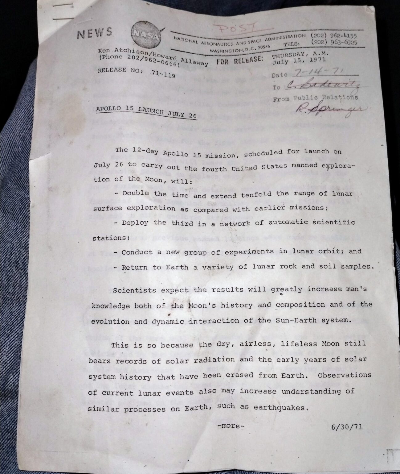 Found this 8 page document amongst my recently passed fathers belongings