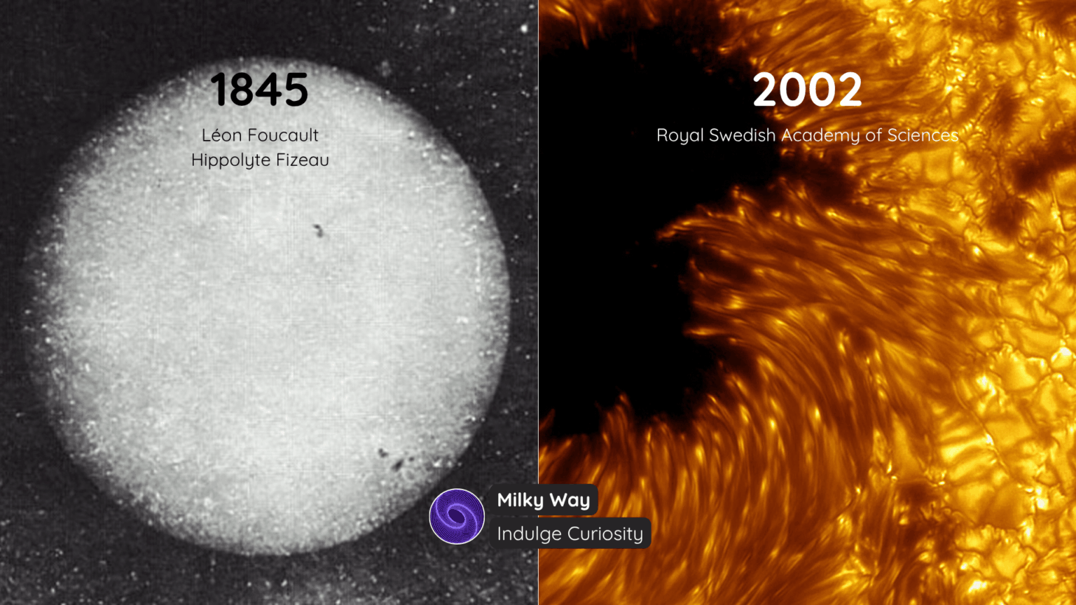 First image of the Sun in 1845