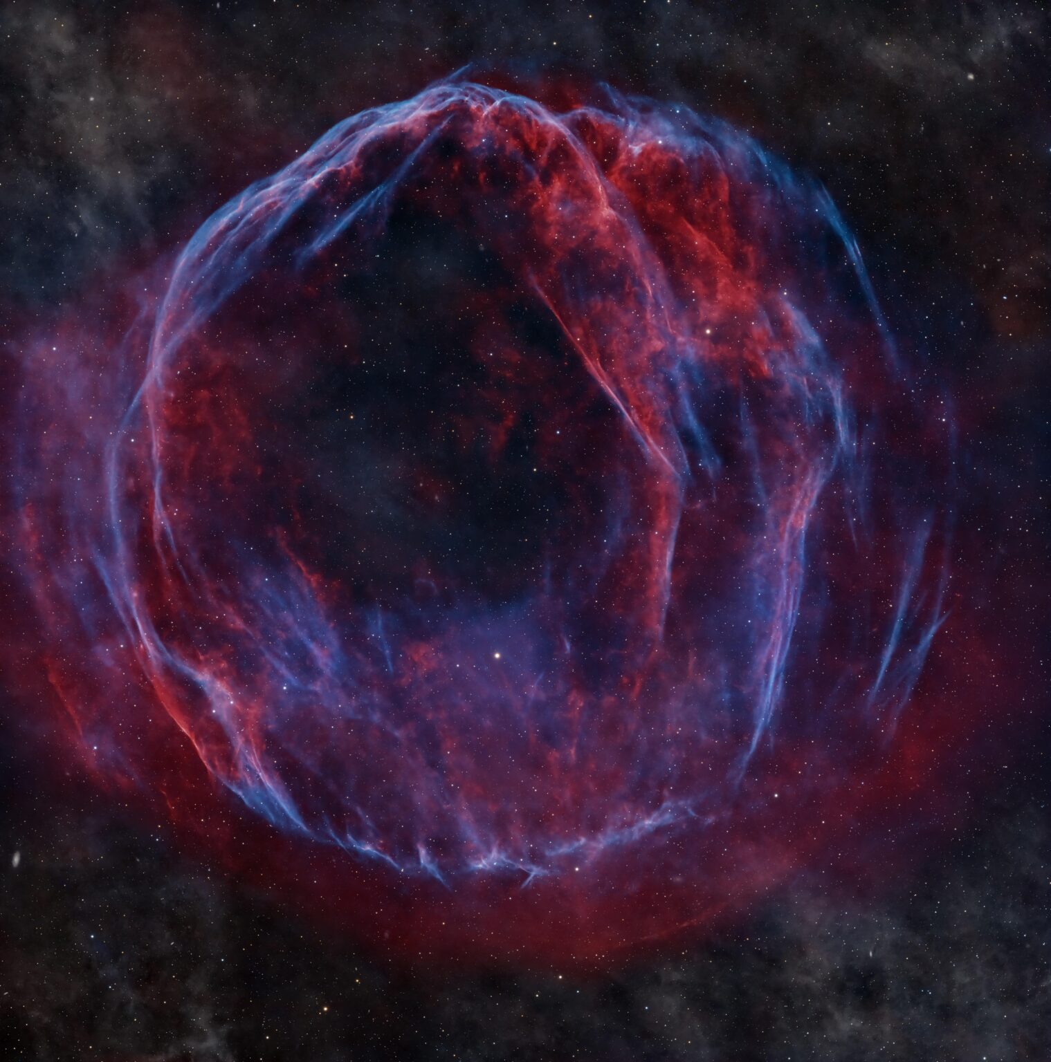 Cosmic Lotus (Supernova Remnant) — 143 hours — AstroBin IOTD Cosmic Lotus (Supernova Remnant) — 143 hours — AstroBin IOTD