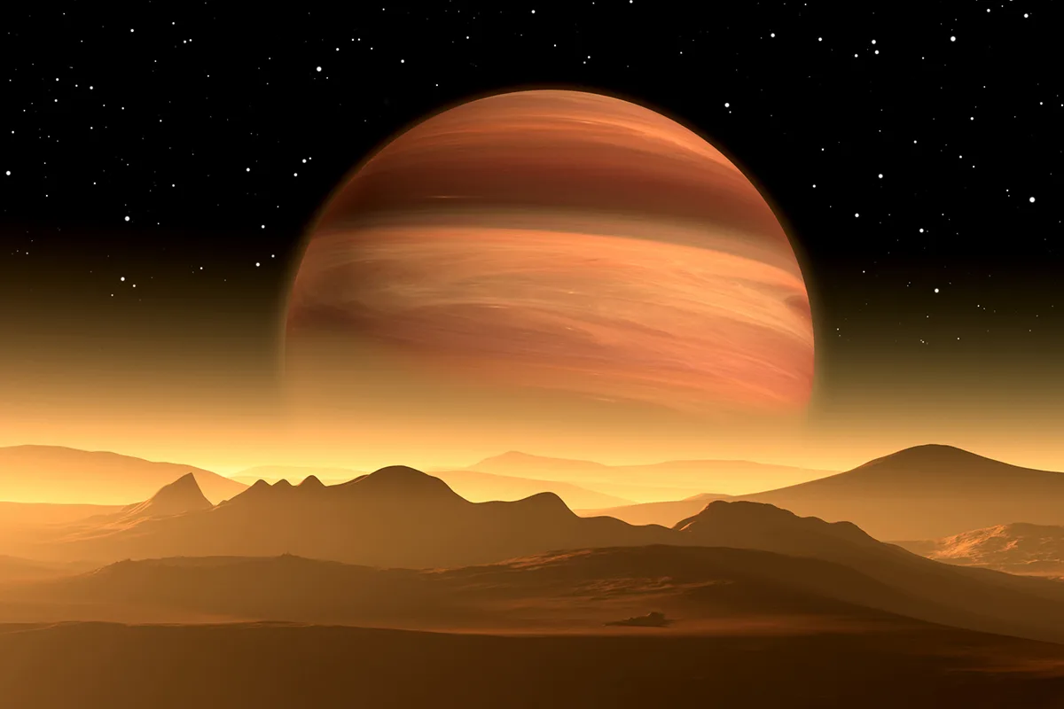 Artist's impression of a Jupiter-like exoplanet. Credit: Pitris / Getty Images