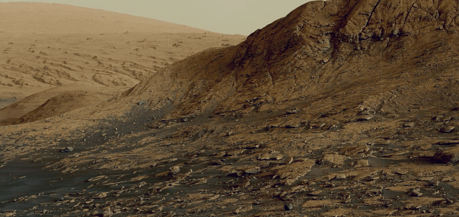 Surface of Mars from NASA's Curiosity rover