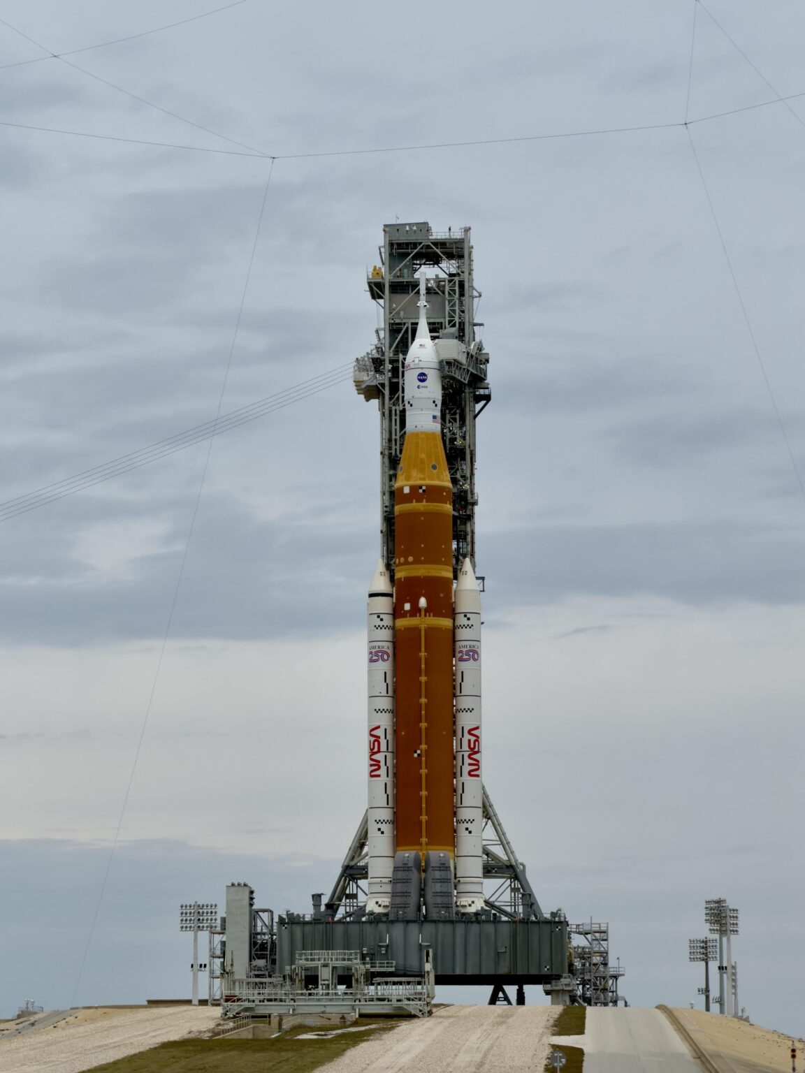 Got to see Artemis II up close at a recent visit to Florida!