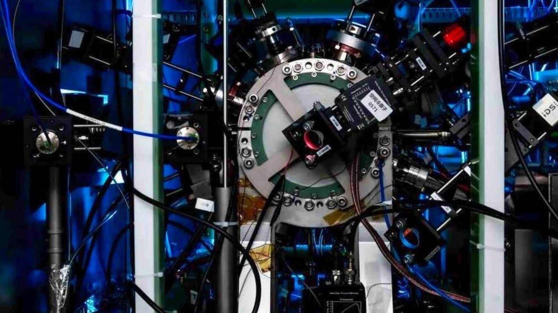 This clock loses a second in twice the universe's age