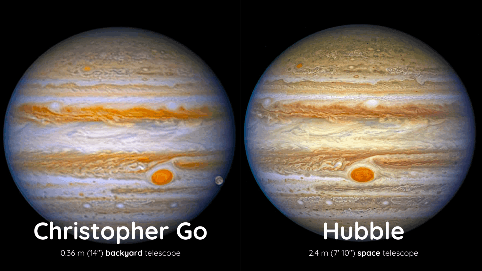 Incredible Jupiter image from a backyard telescope!