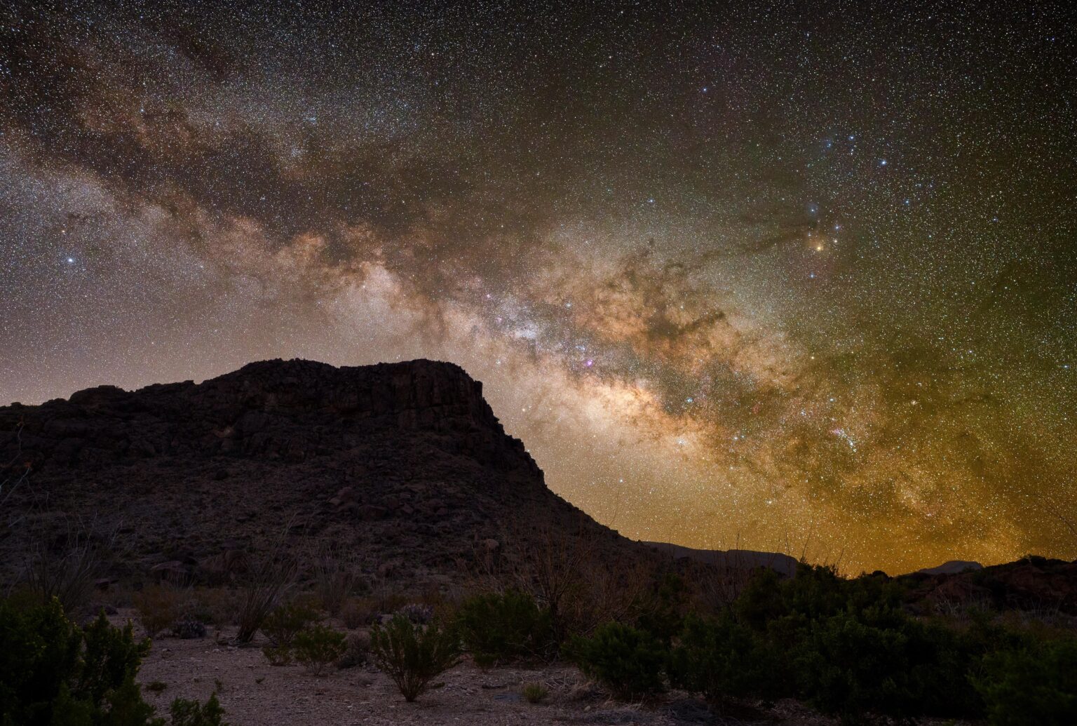 Milky Way over West Texas