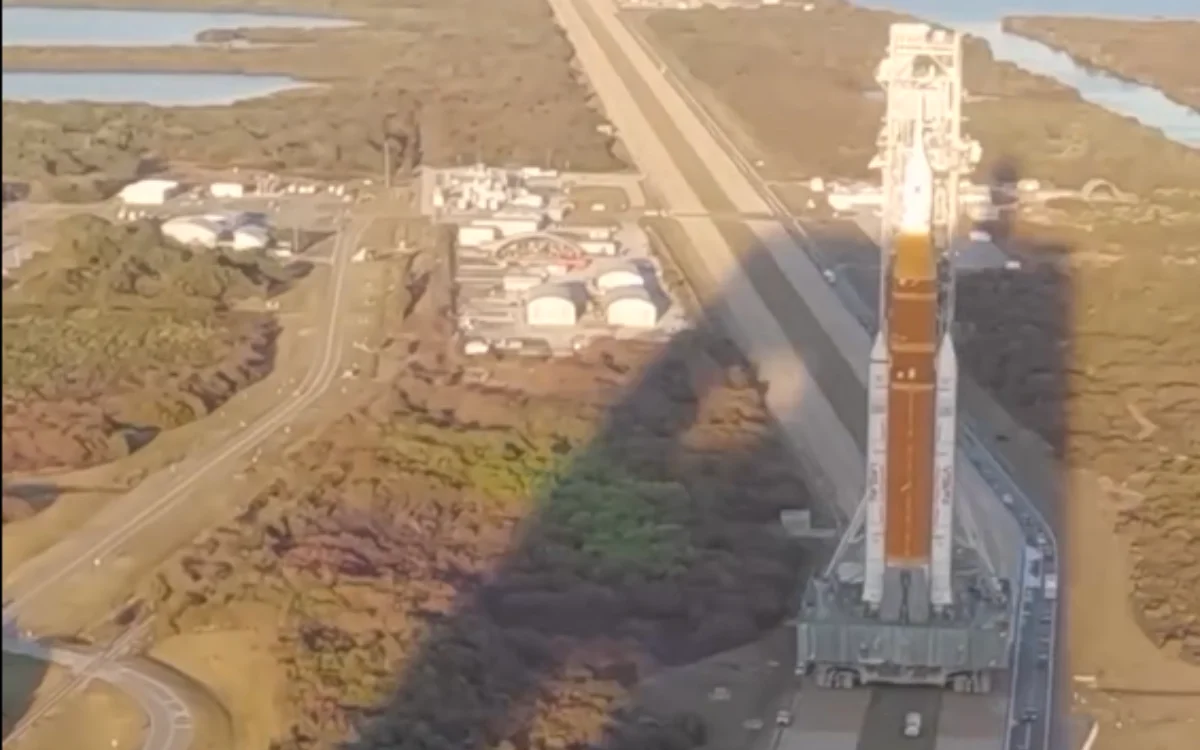 NASA shows how they casually taxi a rocket to their station and it's nothing short of incredible to watch