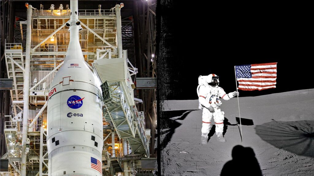 Trump pushes $20 billion NASA lunar base to beat China to the moon Trump pushes $20 billion NASA lunar base to beat China to the moon