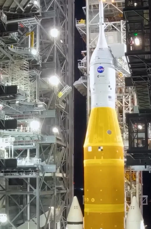 NASA has shared incredible footage of its Artemis II rocket and spacecraft being taxied around the Kennedy Space Center - and it’s amazing to see