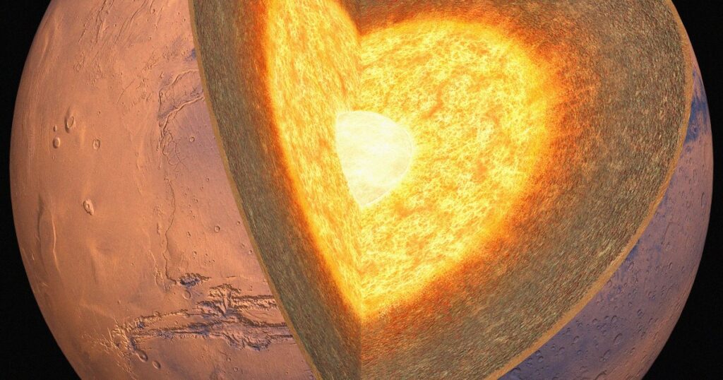 Scientists Intrigued by "Negative Mass Anomaly" Under Surface of Mars