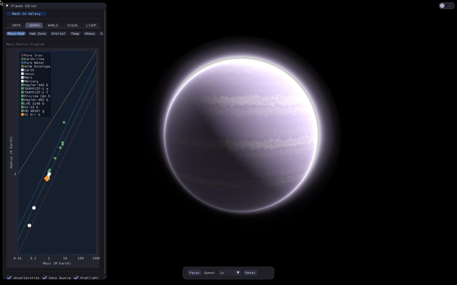 procedural exoplanet generation