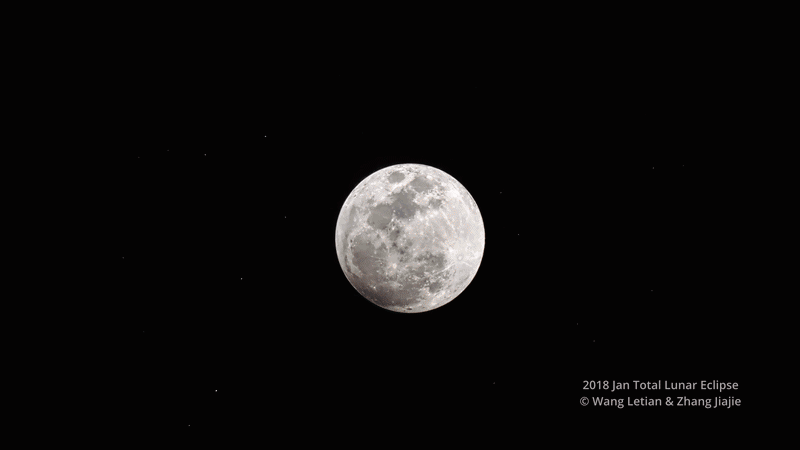The Moon During a Total Lunar Eclipse