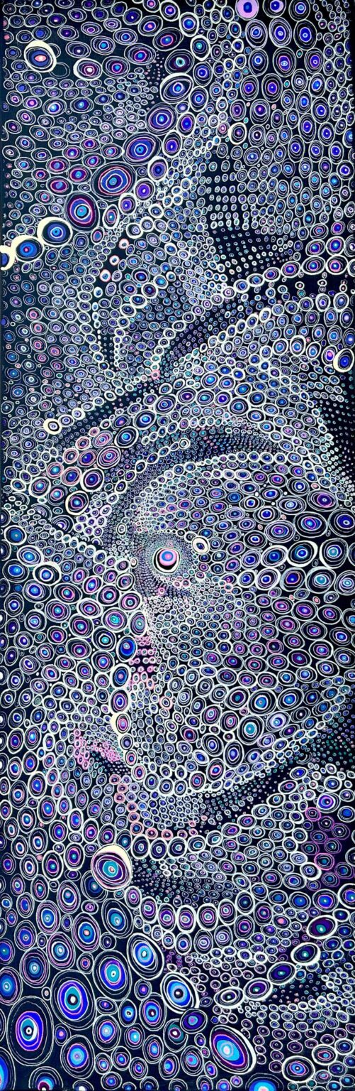 The Mandela Effect - Ink and Acrylic painting.