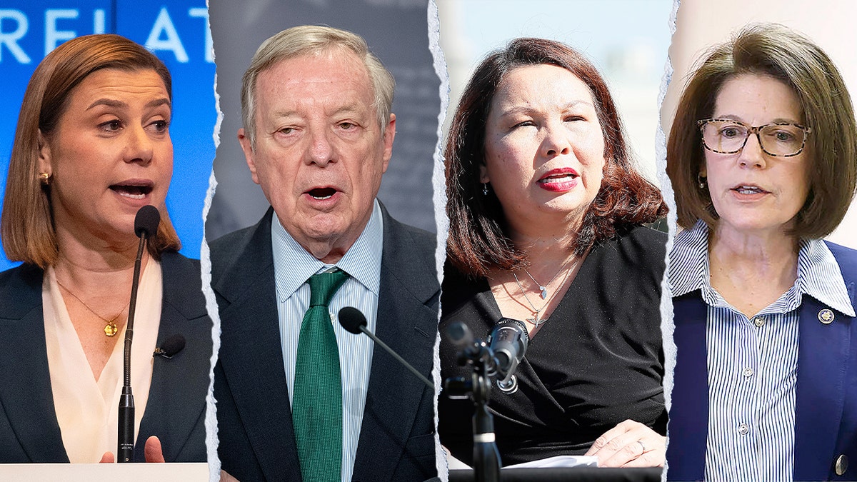 U.S. Senators on Capitol Hill from the Democratic Party