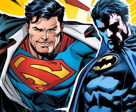 Super Man and Batman comics