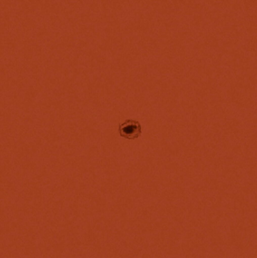 Today's Close Up Of Sunspot AR 4378.