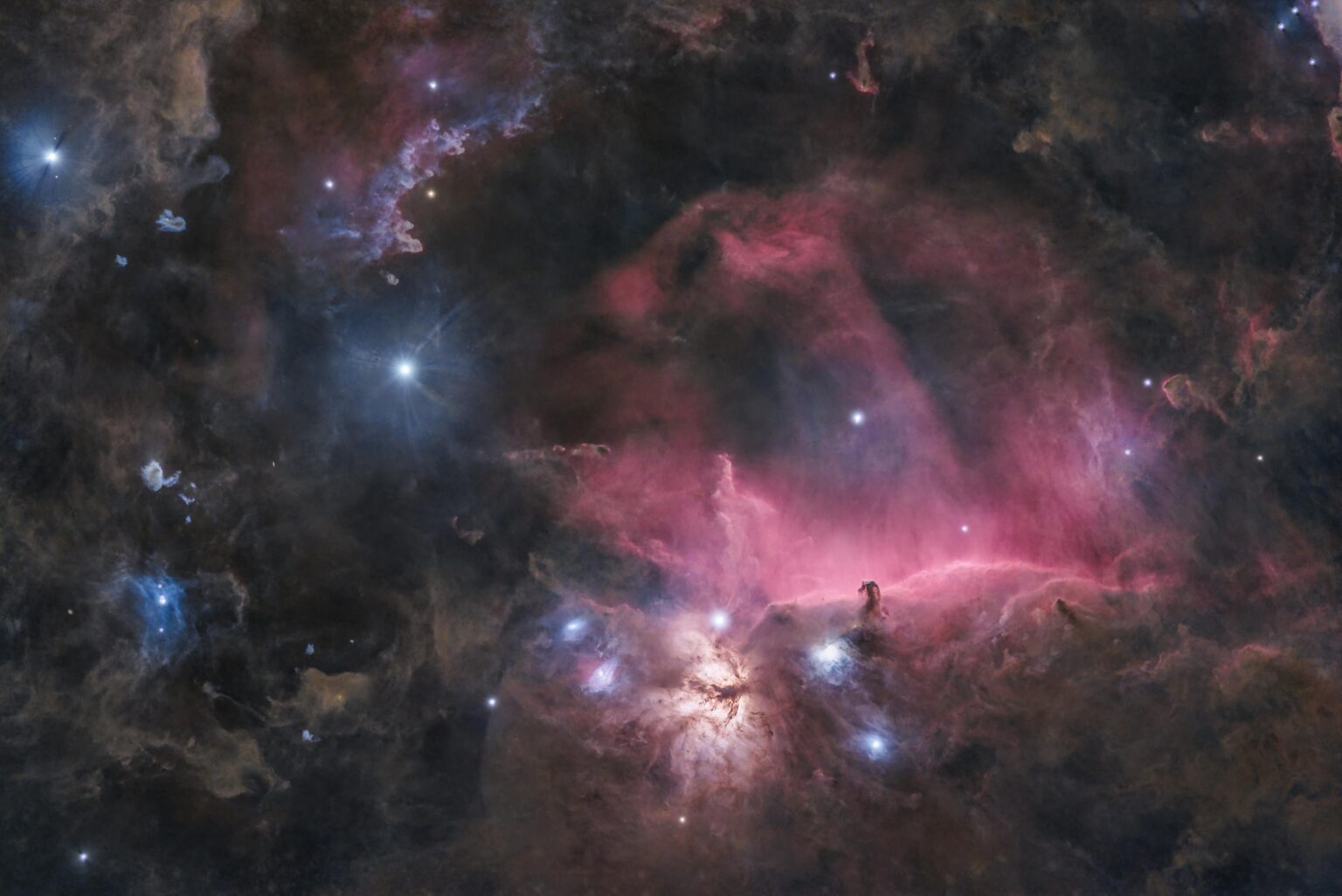 Orion's belt region
