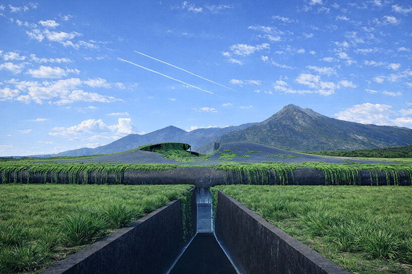 UFO-like winery by 314 architecture studio appears half buried in greek vineyards - 6
