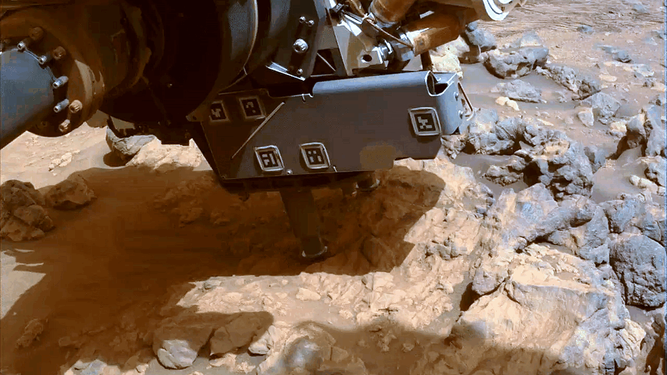 Mars Perseverance working on Mars (March 20, 2026)