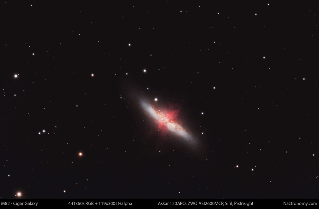 M82 with Askar 120APO