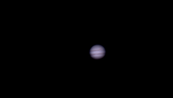 Jupiter captured from Bortle 6 in South Africa