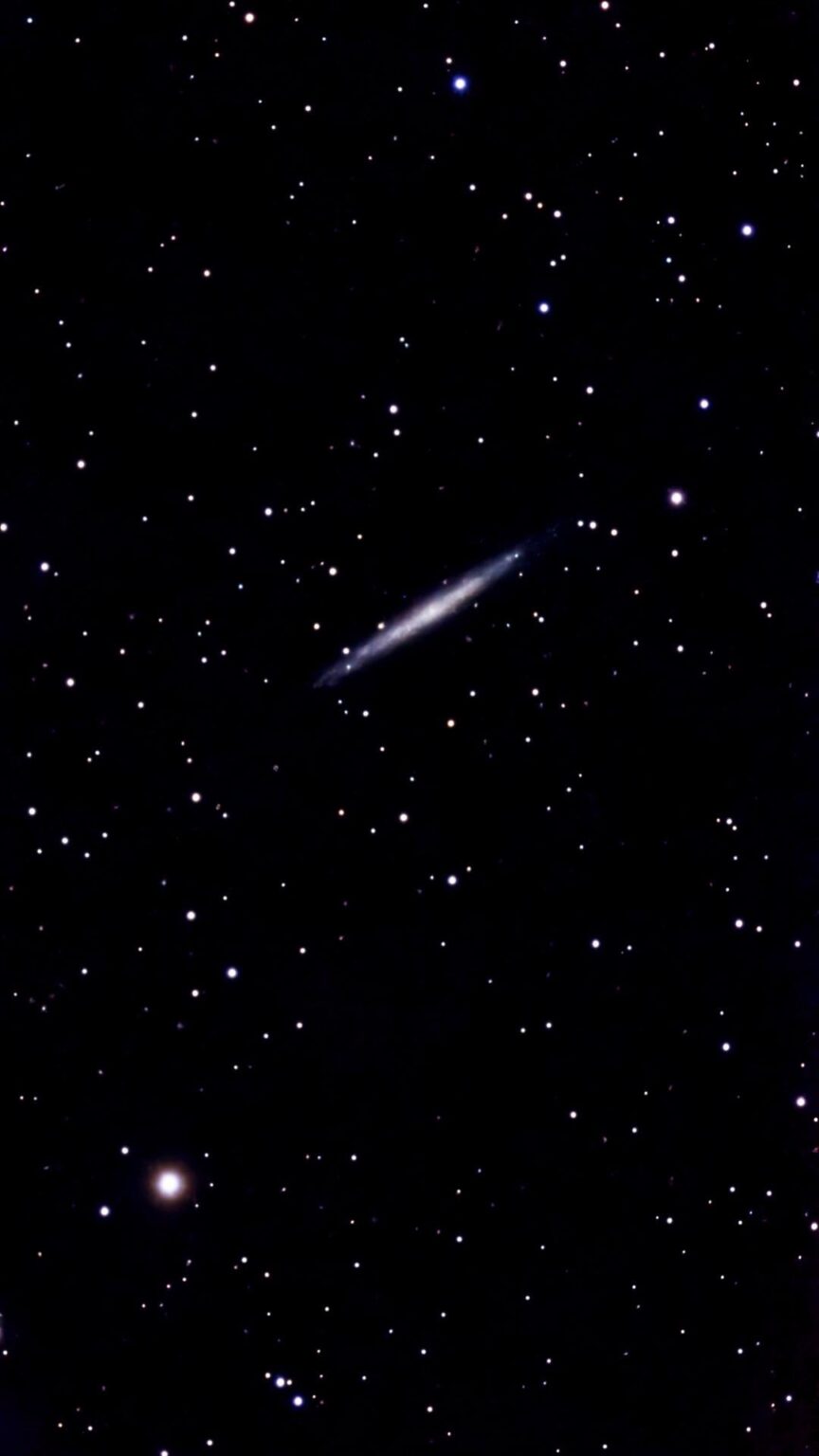 The silver needle galaxy looking sharp 🤩 Caldwell 26
