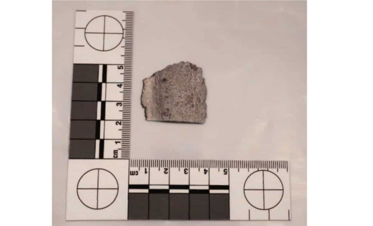 View Of The As Received Bulk Specimen