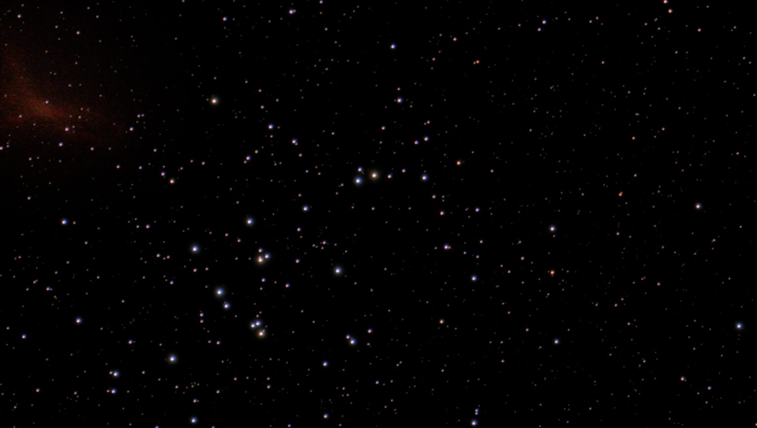 M44 Beehive and a red smudge