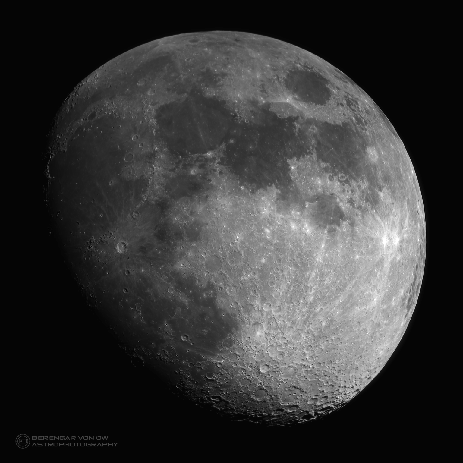 Moon - photographed from my backyard